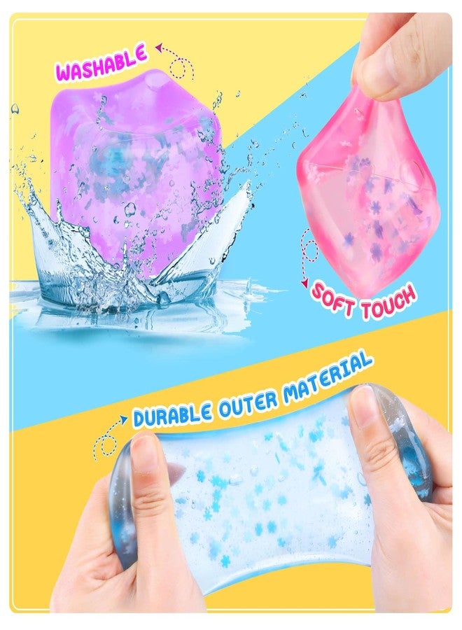Gretex Ice Cube Fidget Toy for All Ages: 3 Pack Soft Cubes Sensory Fidget Ice Cube Stress Ball Squishy Cube Stress Relief Toys for Kids, Teens and Adults Party Favors, Birthday Gift for Kids Age 3+ - Image 4